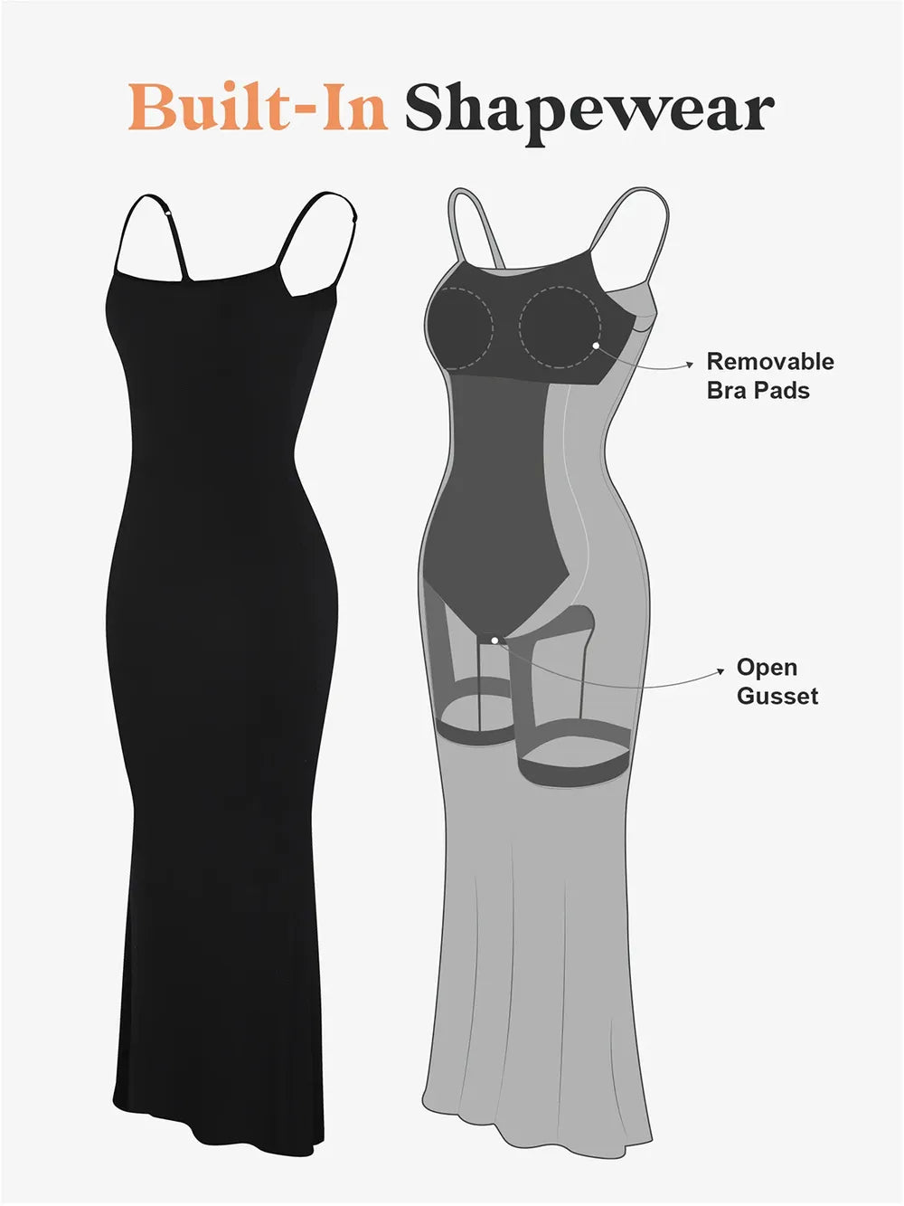 Basic Bae Built-In Shapewear Sleeveless Maxi Dress.