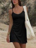 Casual Spaghetti Strap Mini Dress