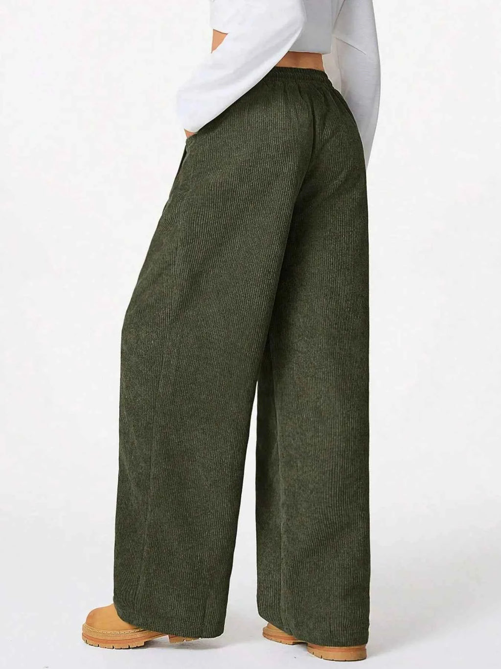 Wide Leg Drawstring Pants