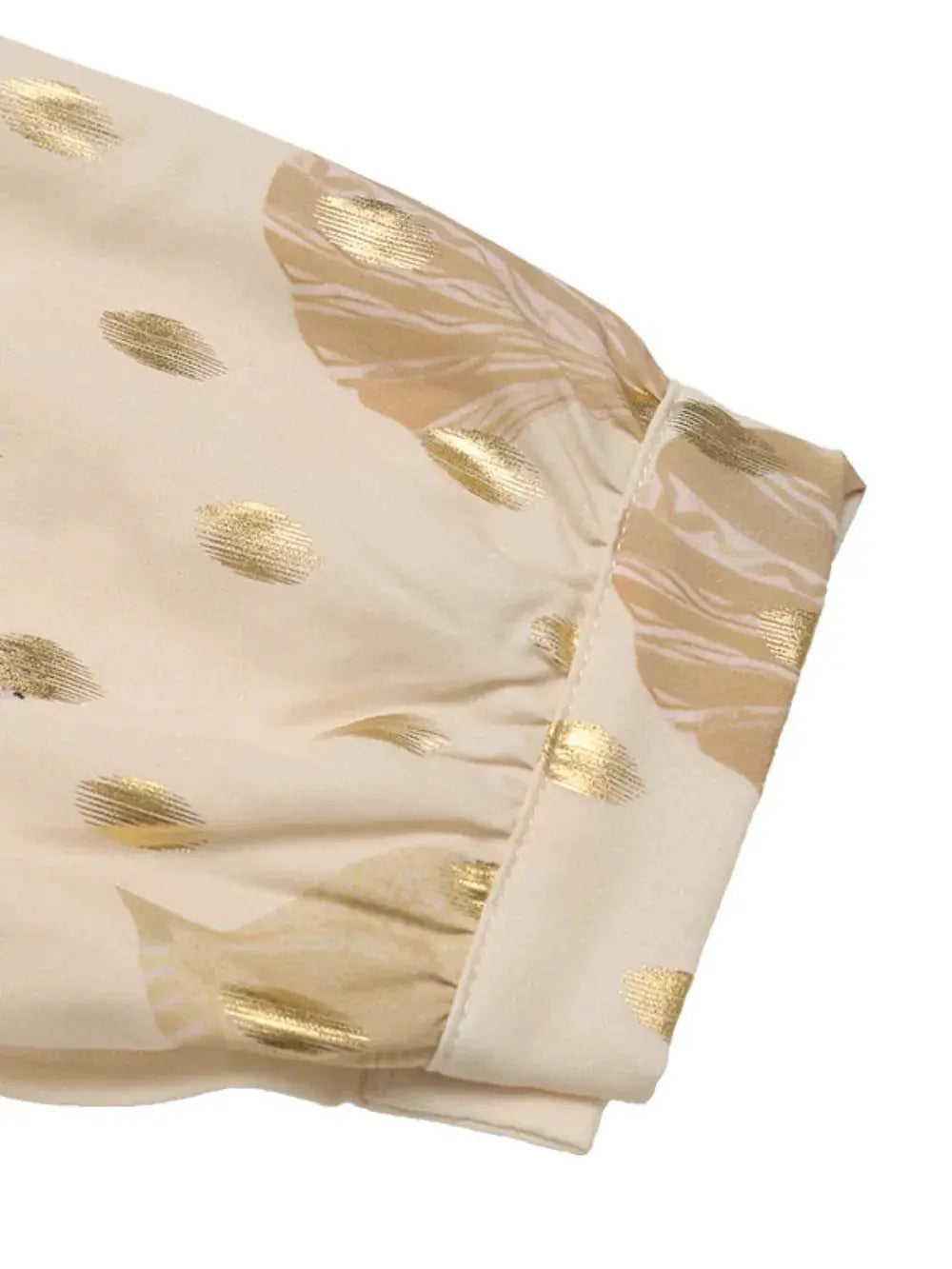 Perfee Printed Collared Neck Long Sleeve Shirt.