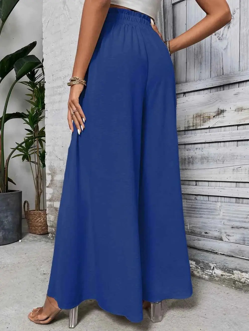 High Waist Wide Leg Pants.