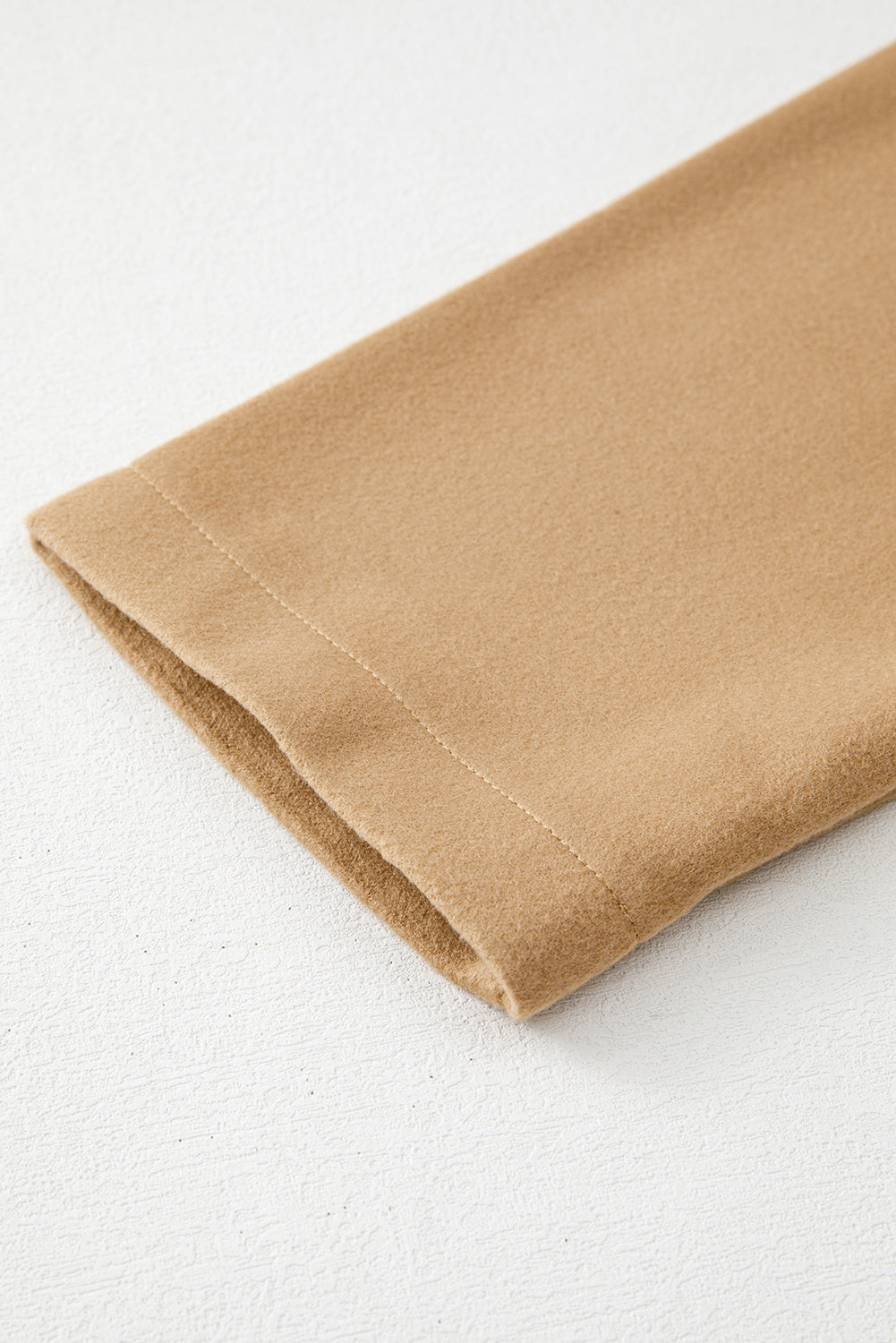 Light French Beige Solid Color Casual Zip up Hooded Coat Dear-Lover Dropshipping