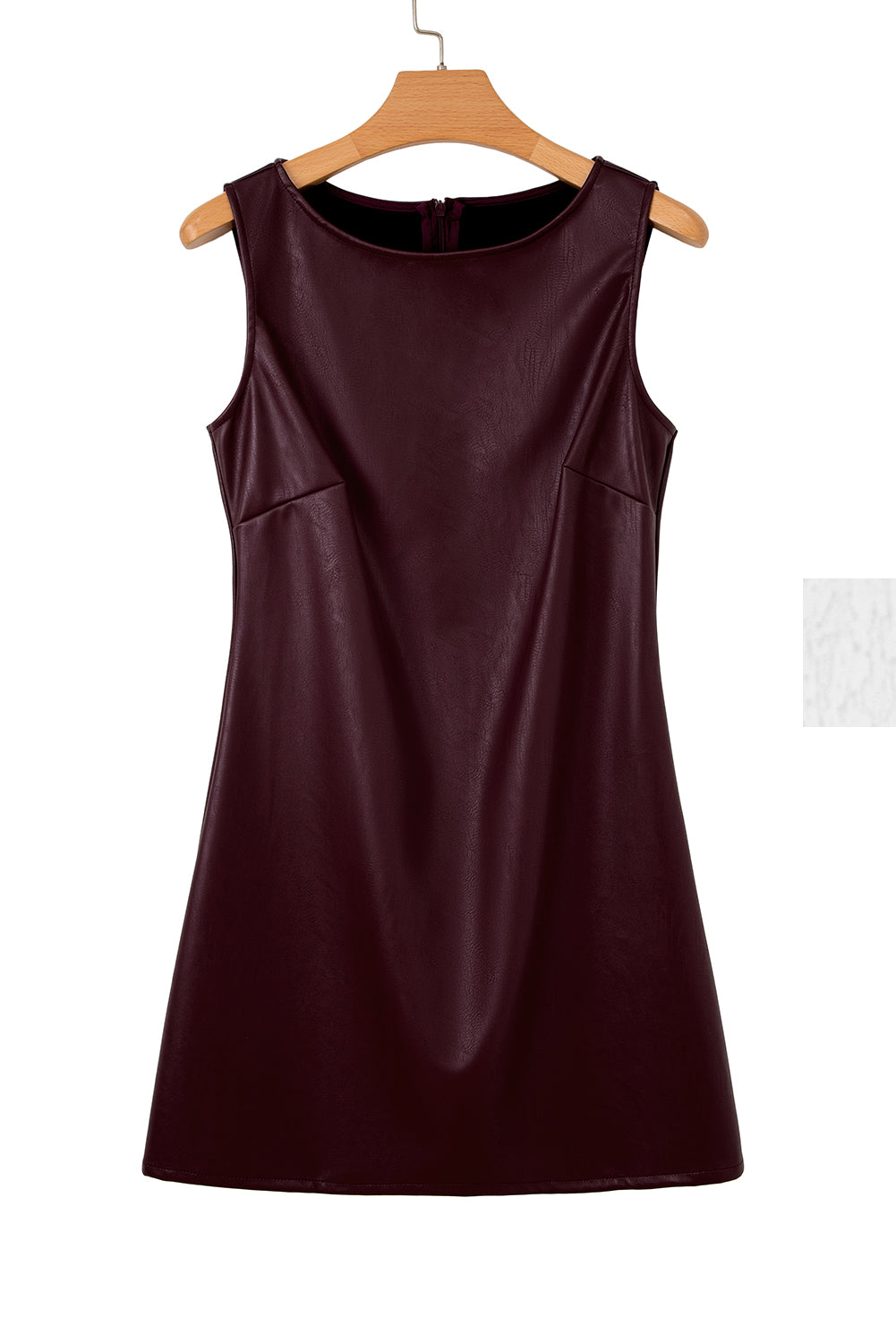 Wild Ginger Vegan Leather Sleeveless Mini Dress Dear-Lover Dropshipping