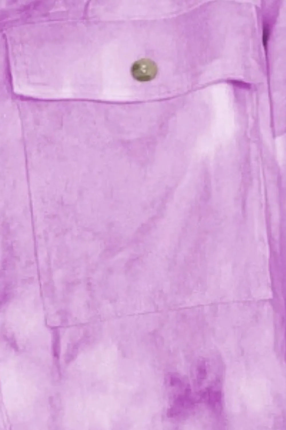 Tie-Dye Button Up Long Sleeve Shirt.