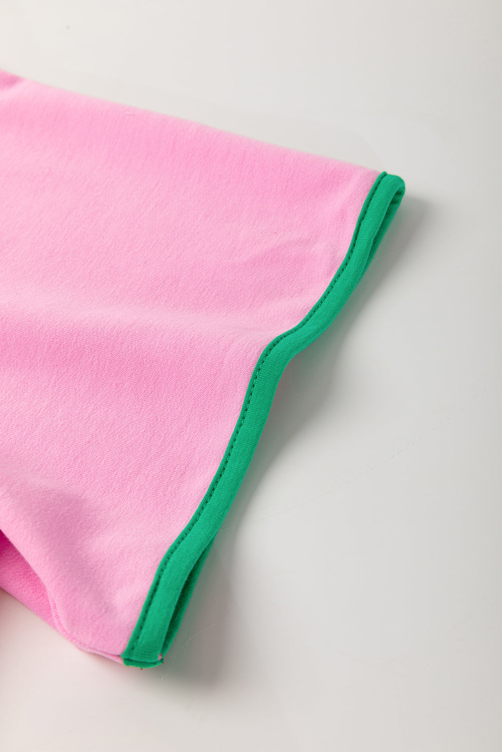 Bonbon Plus Size Contrast Trim T Shirt and Skirt Two Piece Set Dear-Lover Dropshipping