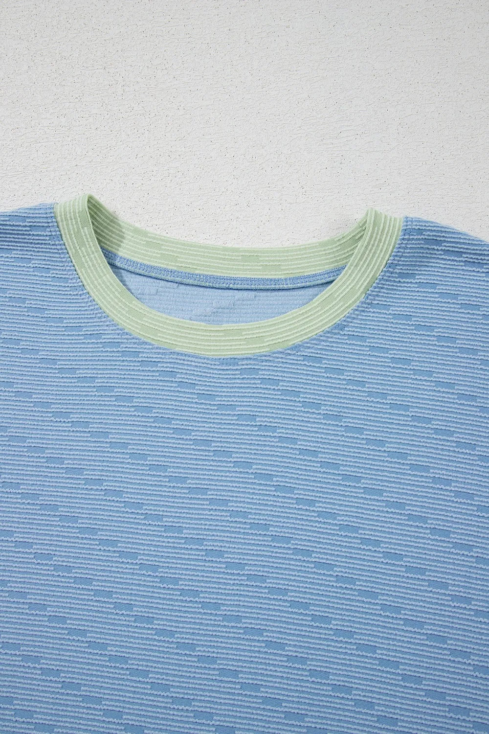 Round Neck Top and Shorts Set.