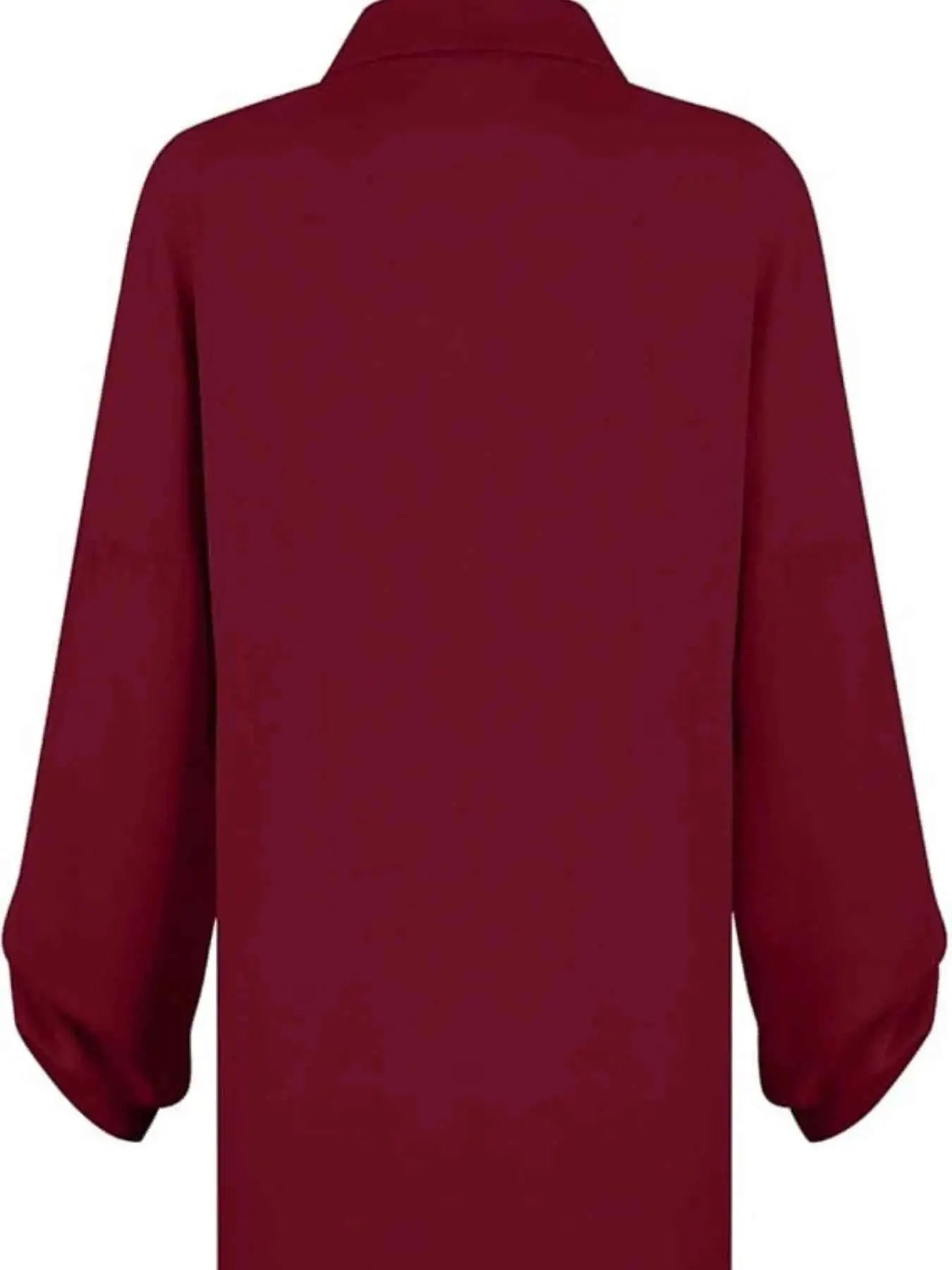 Button Down Long Sleeve Shirt Dress