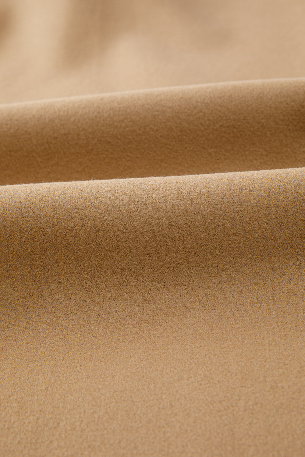 Light French Beige Solid Color Casual Zip up Hooded Coat Dear-Lover Dropshipping