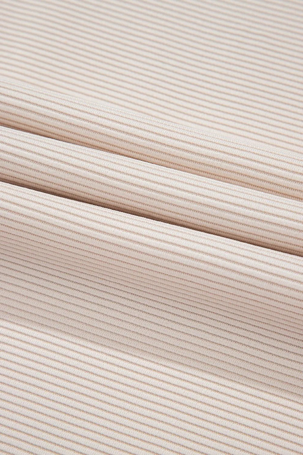 Ruffled Sleeve Zipped Top and Wide Leg Pants Set.