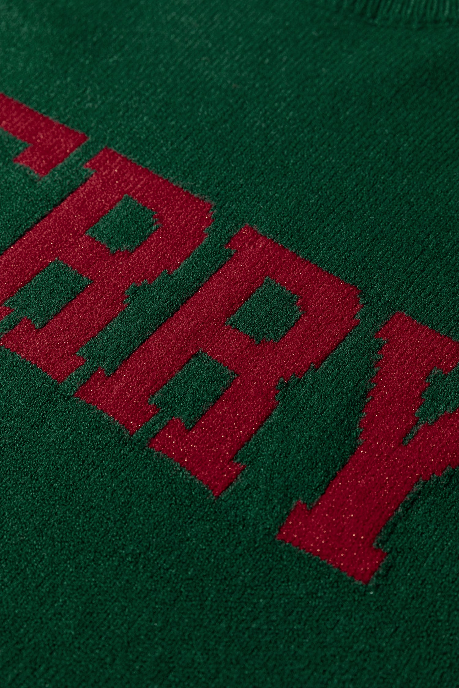 Blackish Green MERRY Letter Pattern Christmas Raglan Sleeve Sweater