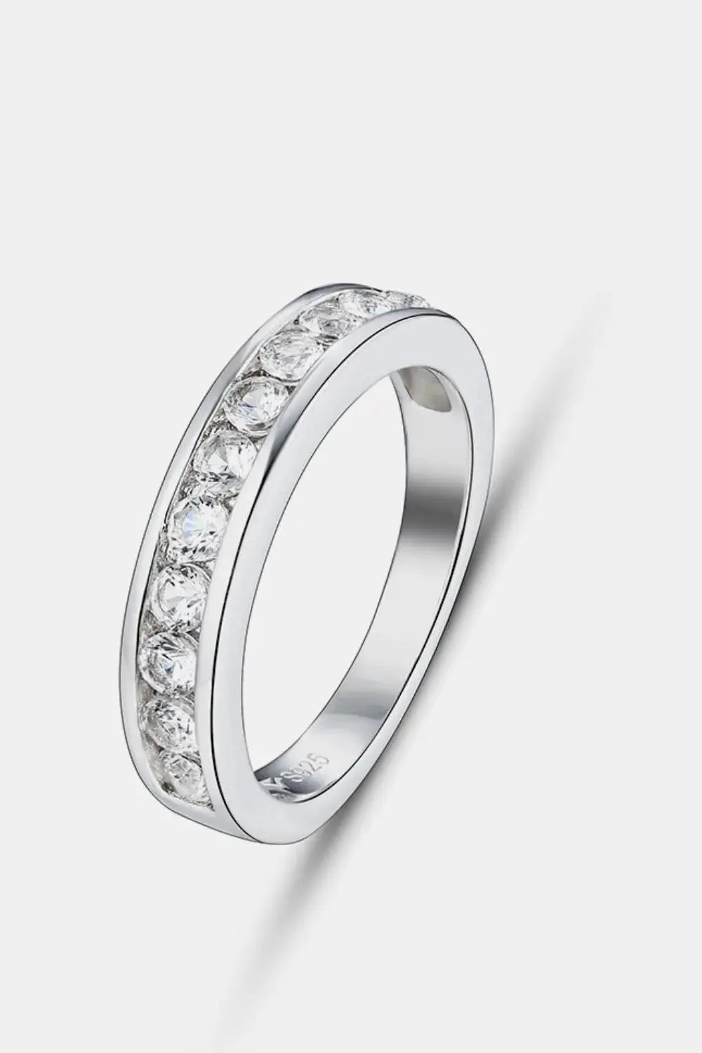 Moissanite 925 Sterling Silver Ring.