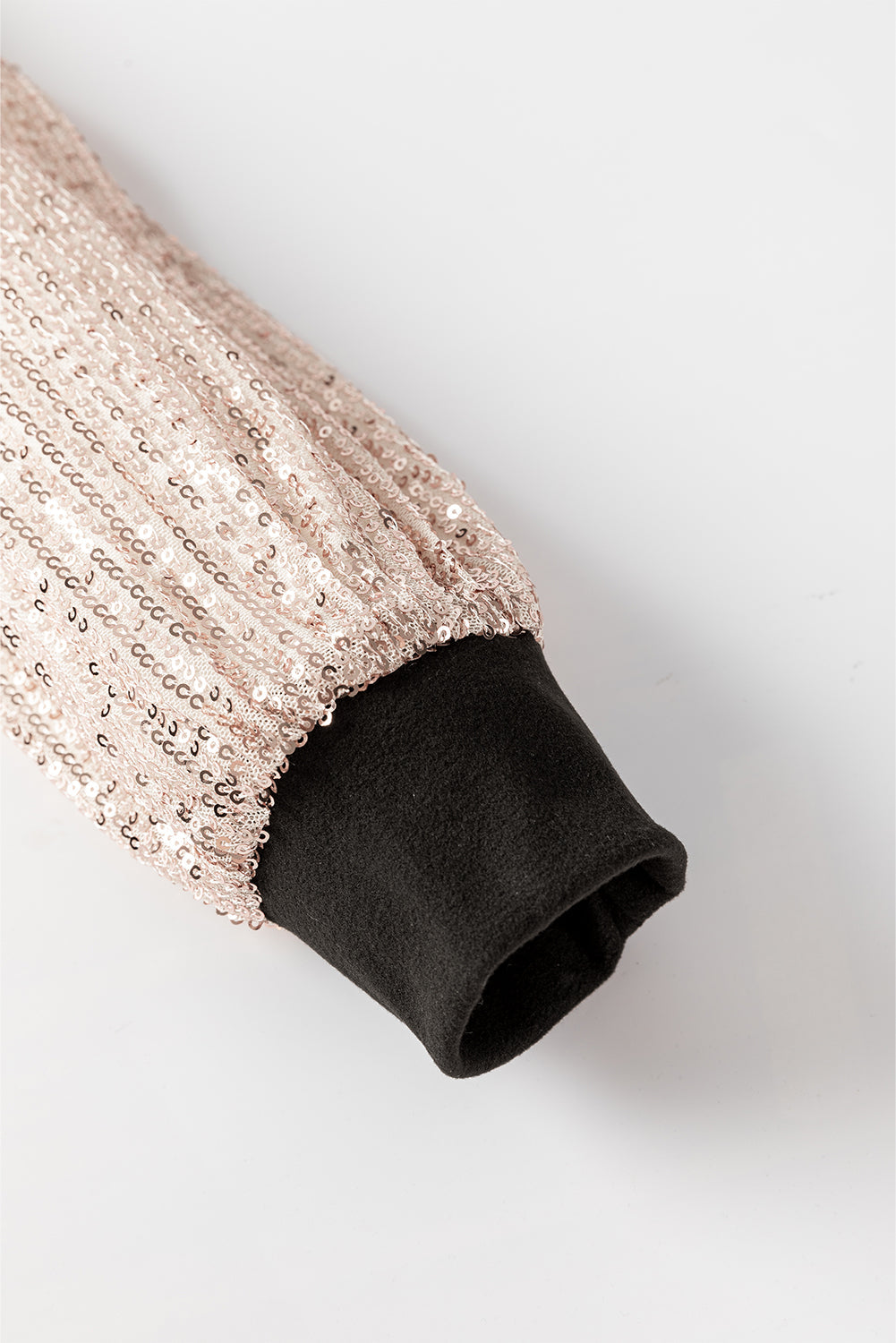 Black Sequin Puff Sleeve Shift Mini Dress Dear-Lover Dropshipping