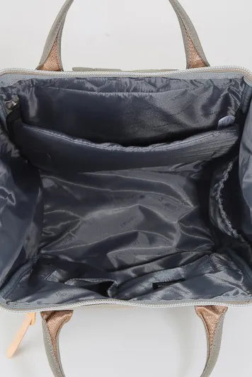 Waterproof Design Arcuate Shoulder Strap Backpack Bag with Handles.