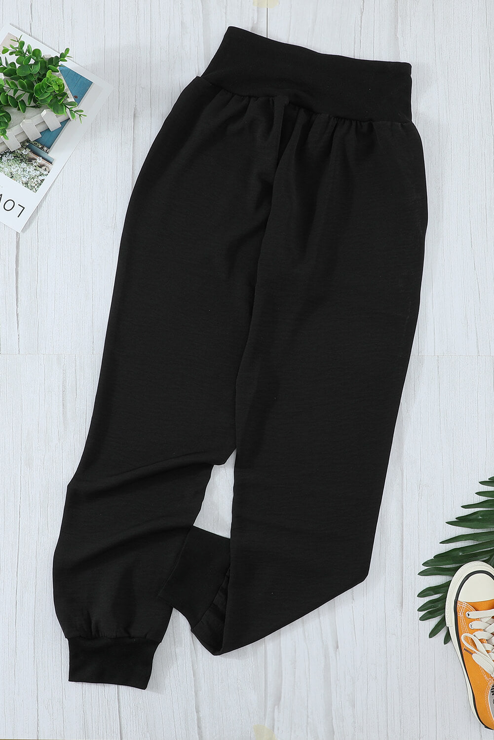 Black Pocketed Casual Joggers Dear-Lover Dropshipping