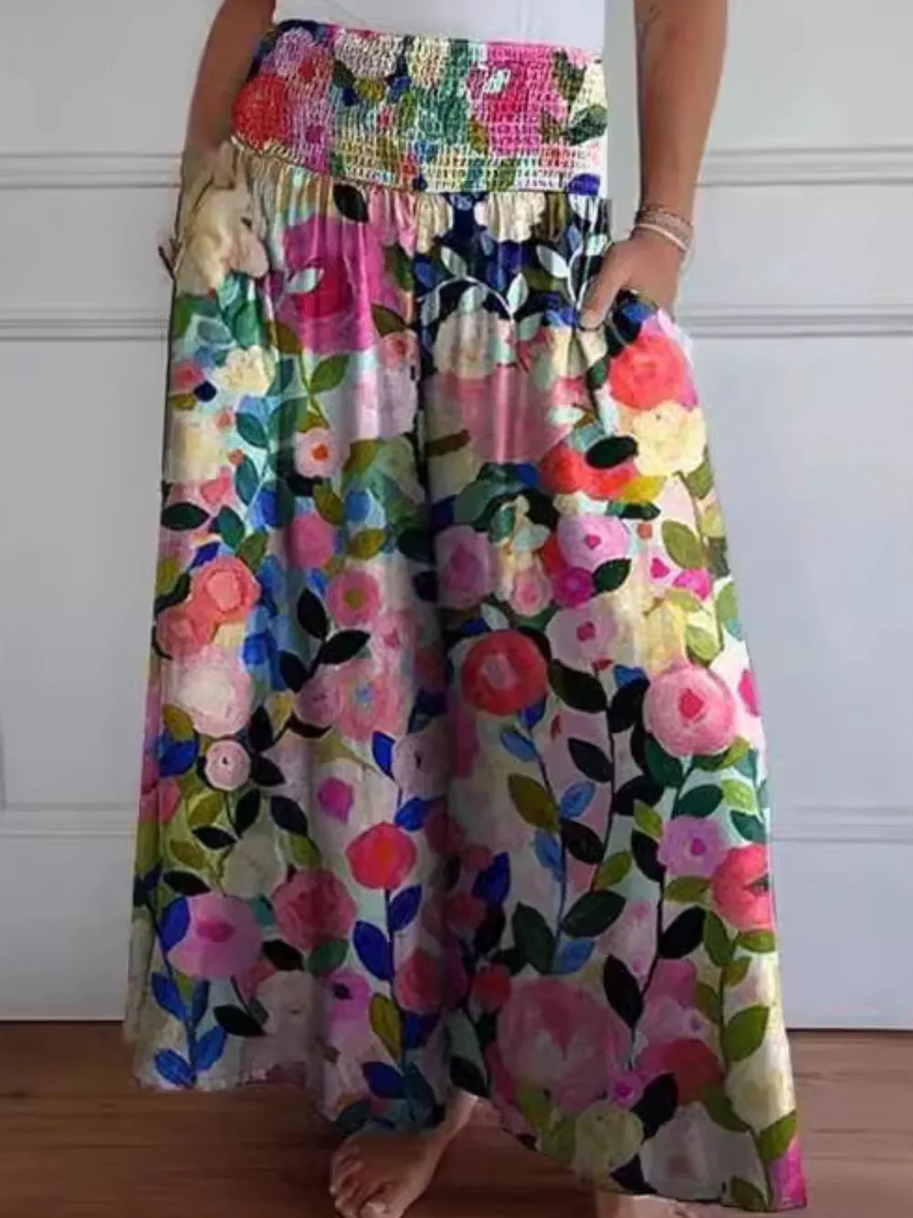 Wide Leg Pants with Pockets full size.