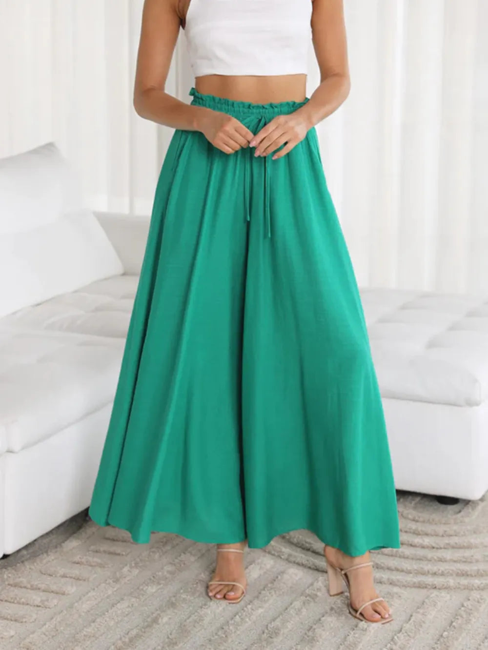 Wide Leg Pants with Pockets.