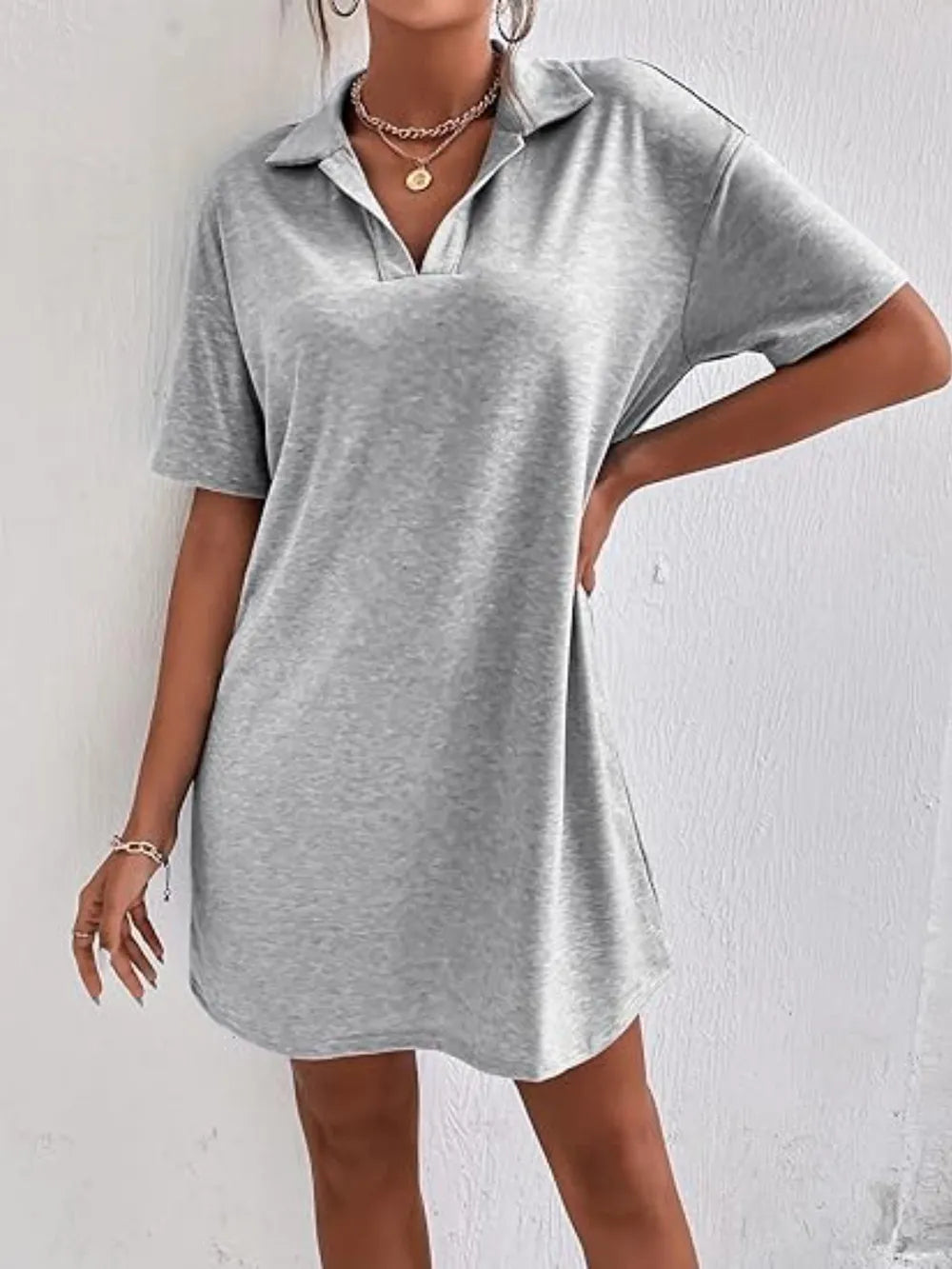 Johnny Collar Short Sleeve Polo Dress.