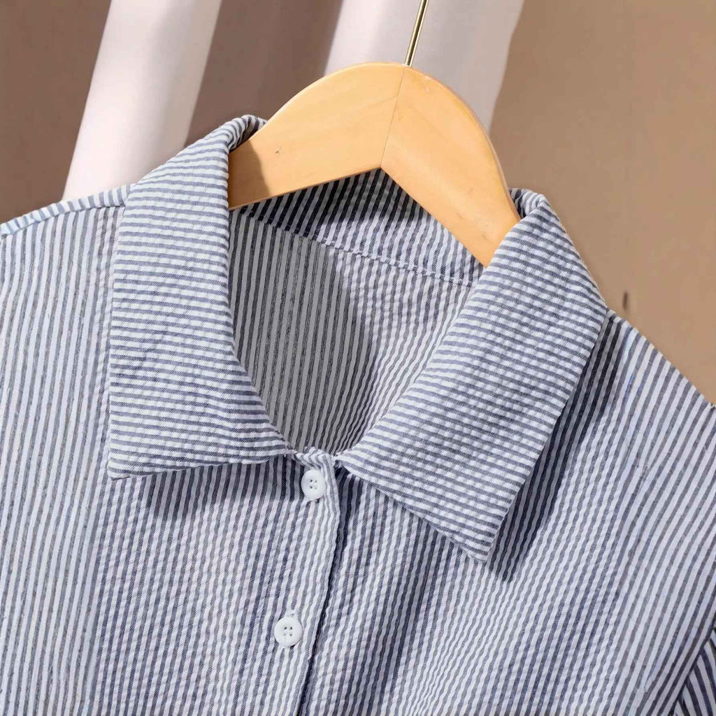 Short sleeved shirt, long pants, pants set