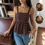 Wave point camisole vest for women