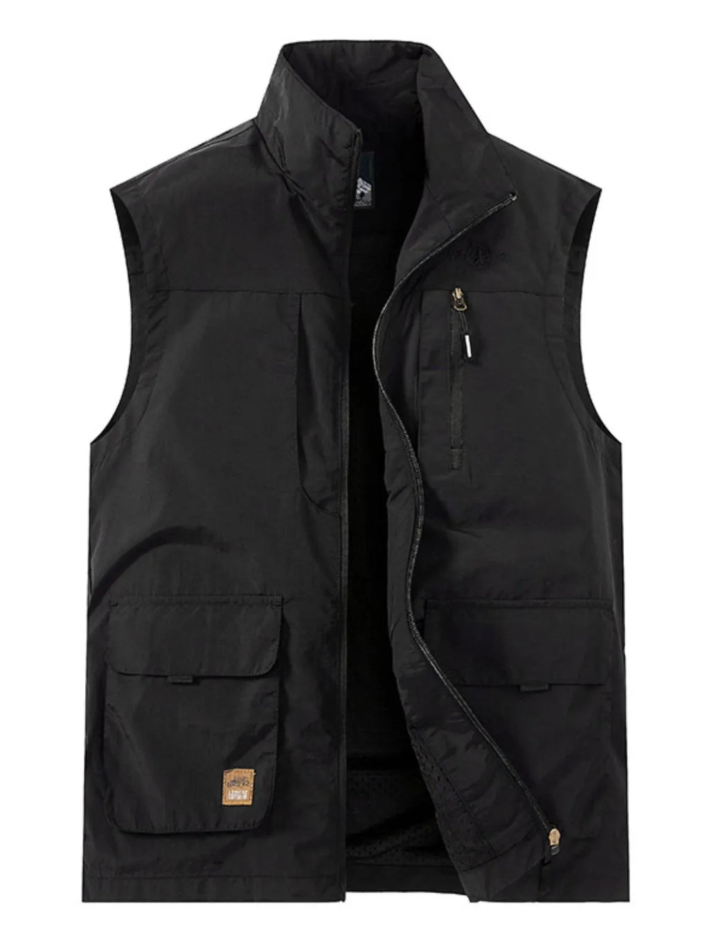 Men's Plus Size Zip Up Vest.