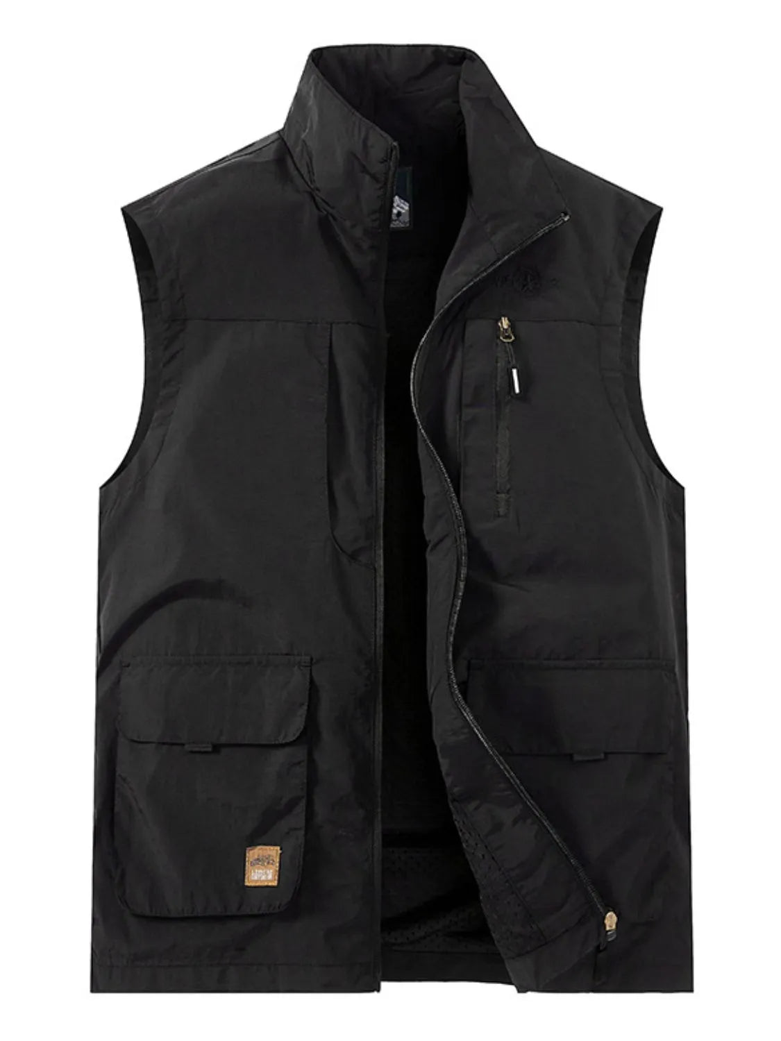 Men's Plus Size Zip Up Vest.