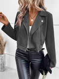 Zip Up Cropped Jacket
