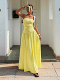 Women's Elegant Figure-hugging Strapless Dress