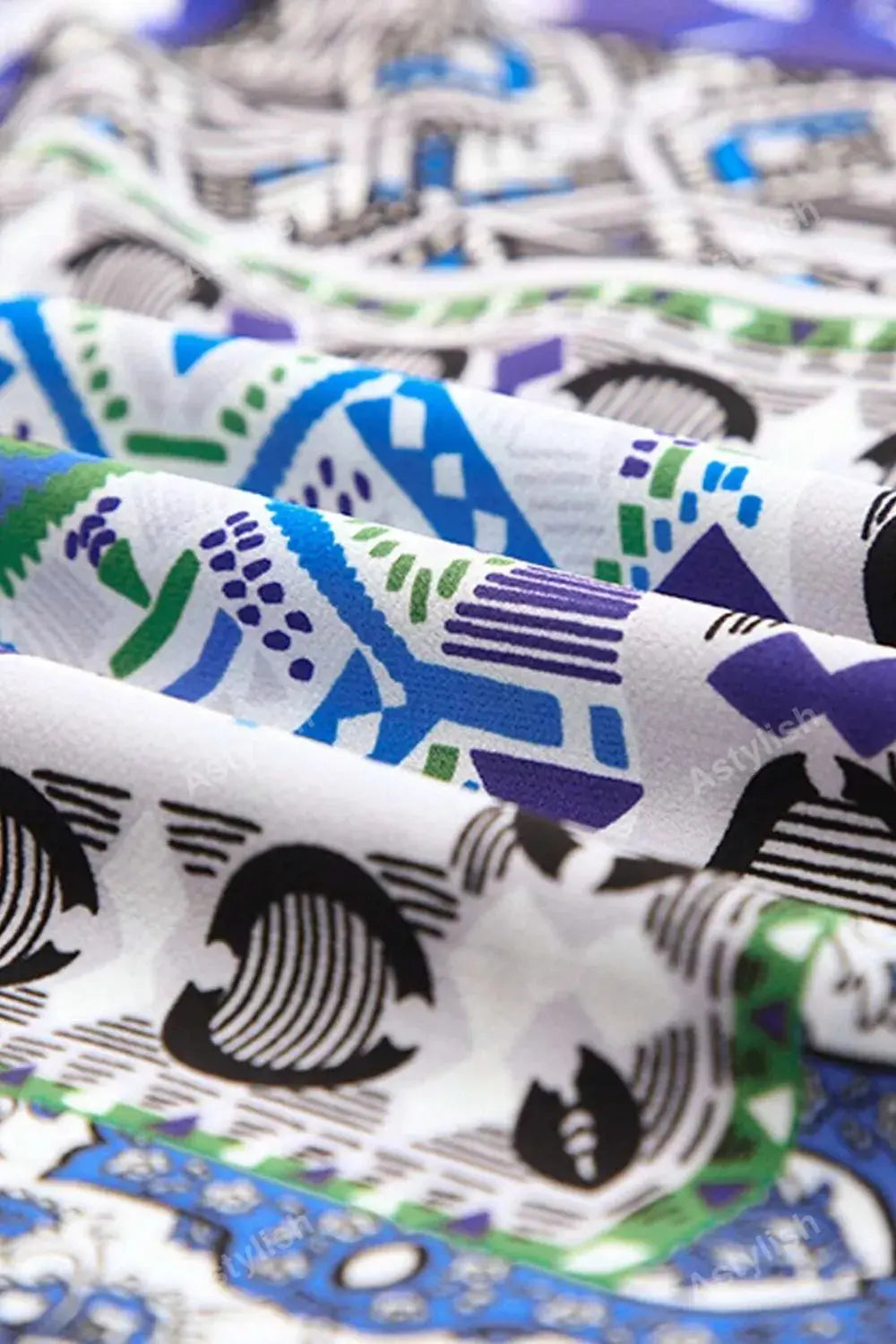 Printed Button Up Long Sleeve Cardigan.