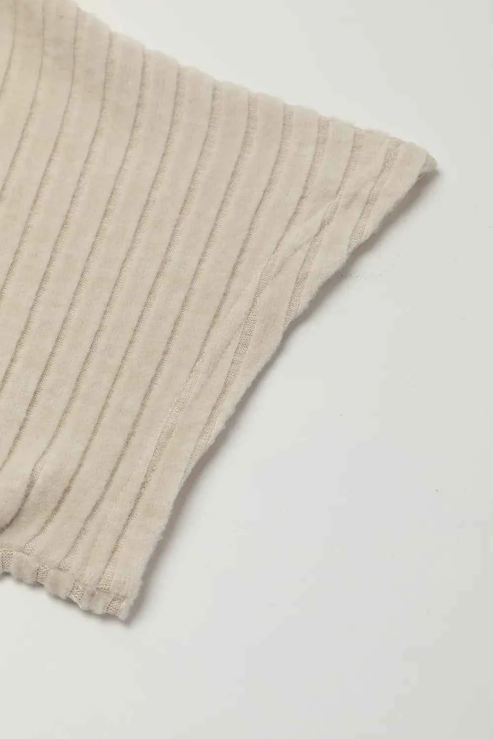 Ribbed Knit Wide Leg Jumpsuit