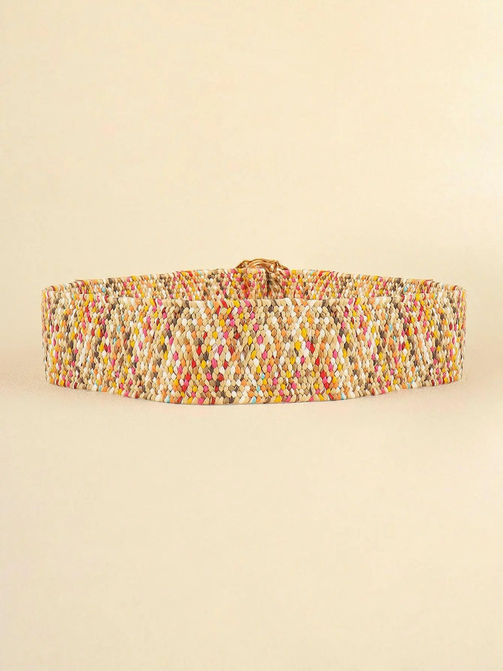Multicolored Wide Belt.