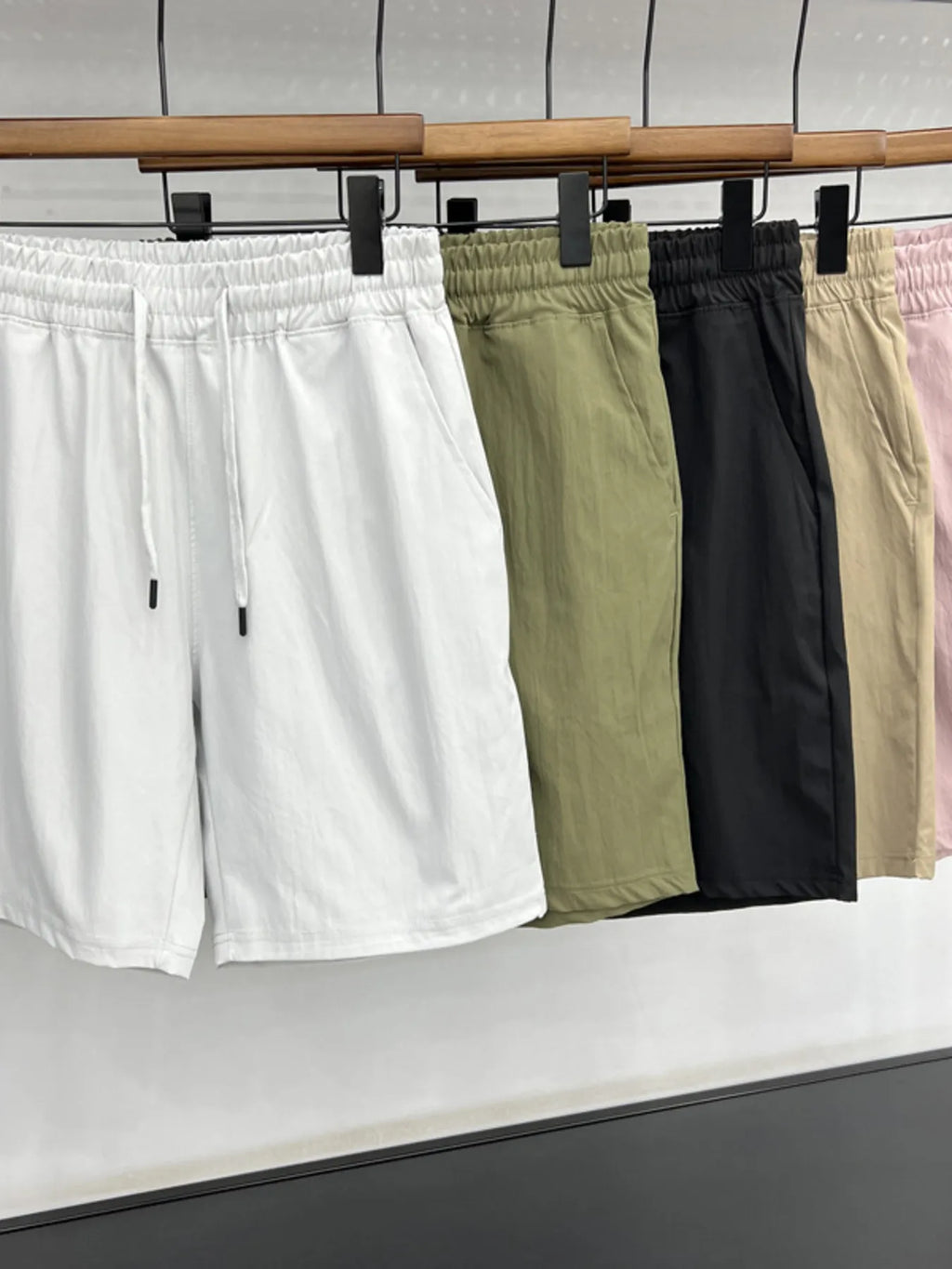 Men's Drawstring Shorts with Pockets.