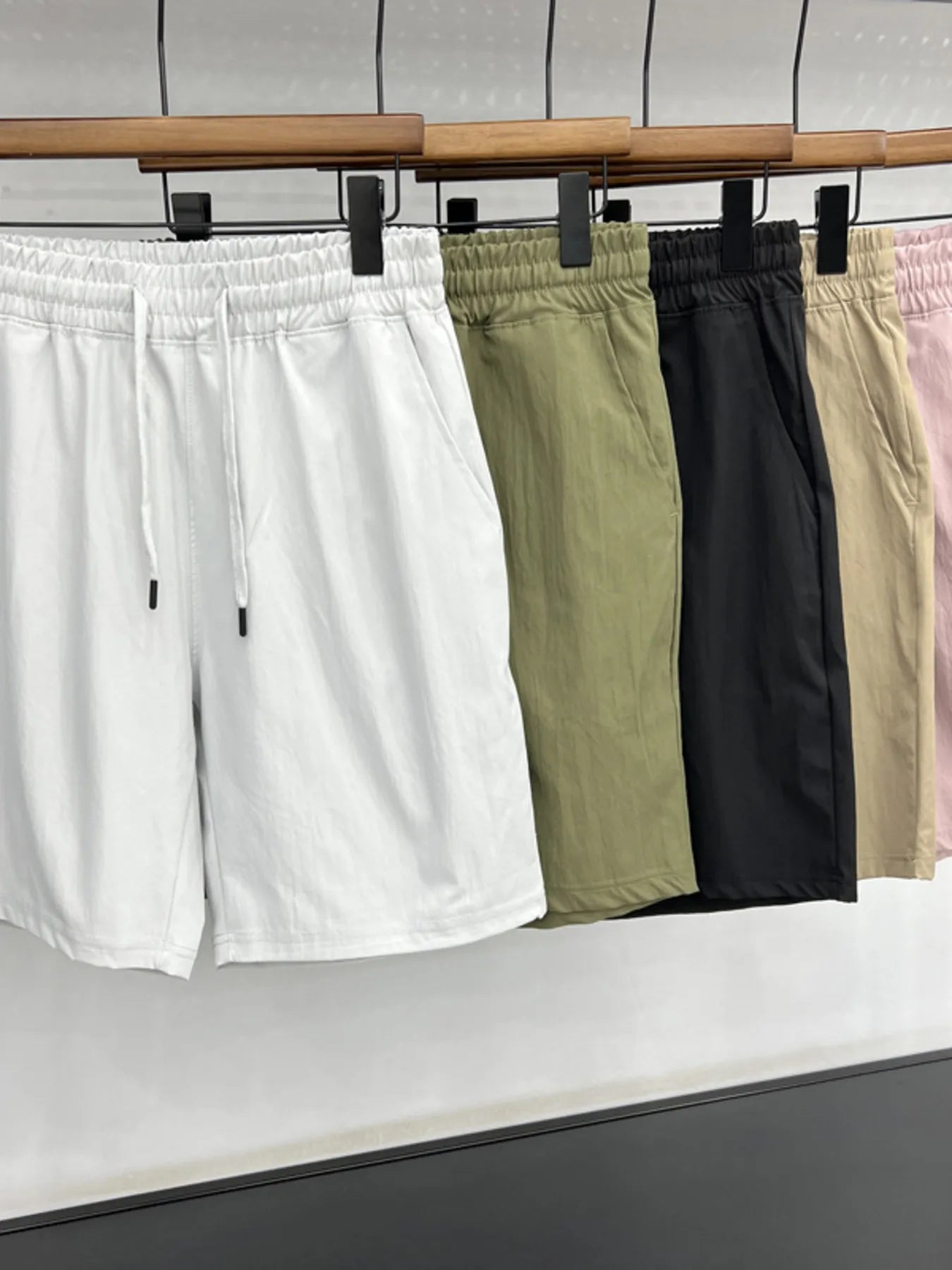 Men's Drawstring Shorts with Pockets.