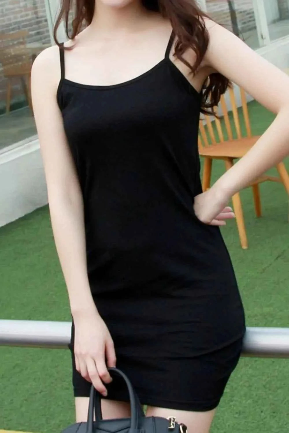 Scoop Neck Mini Cami Dress