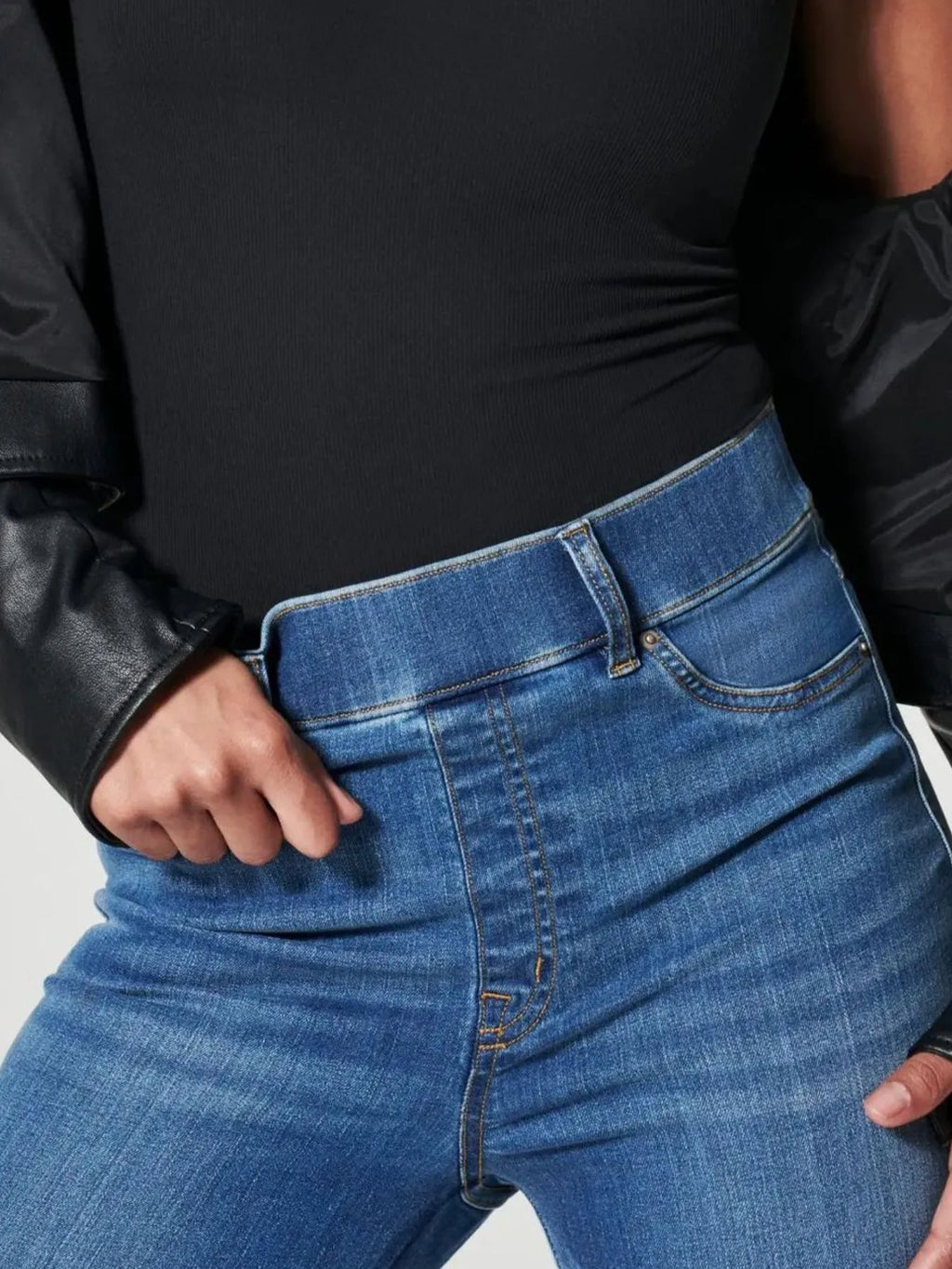 Full Size High-Waisted Flare Jeans Plus Size.