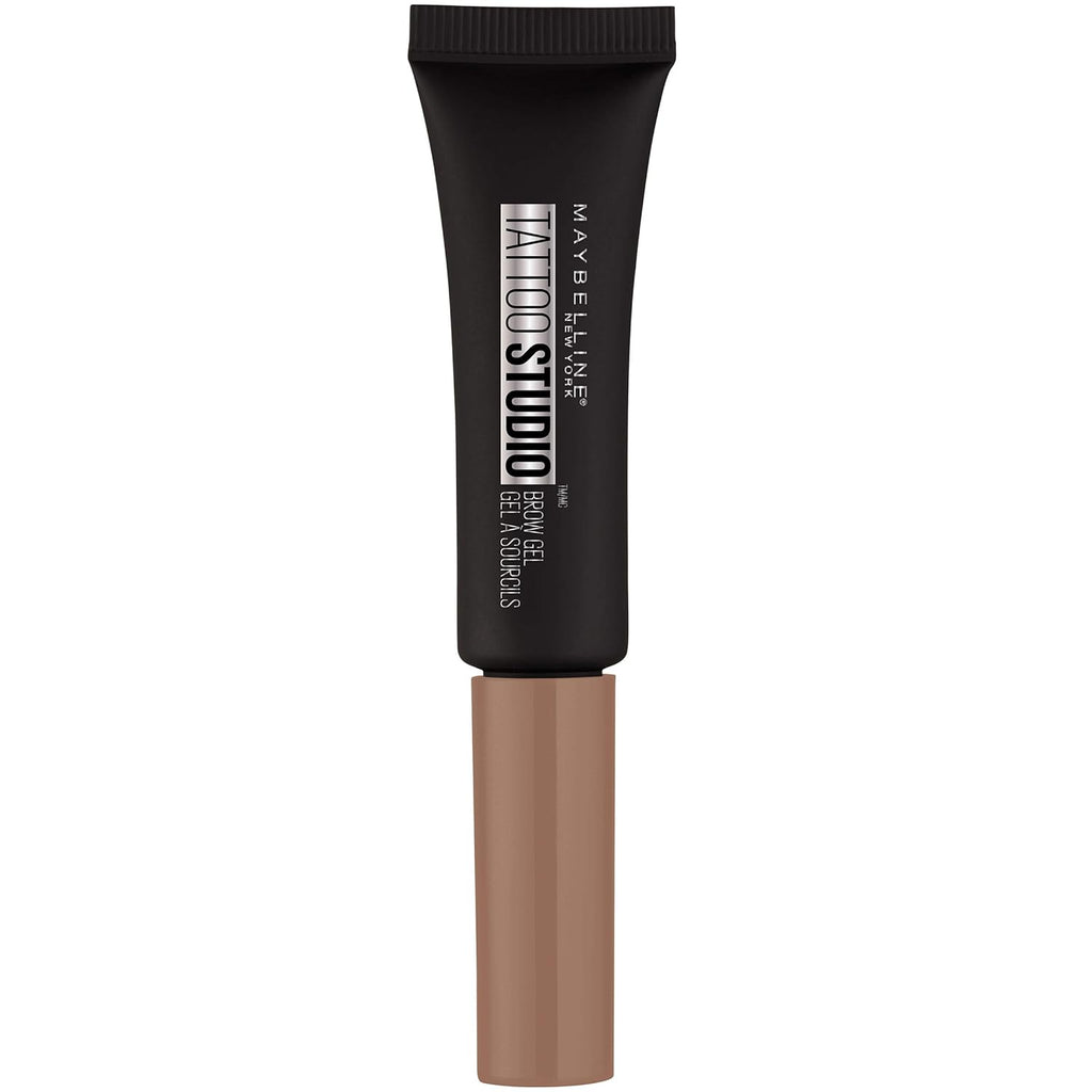 Maybelline Tattoostudio Waterproof Eyebrow Gel Makeup, Soft Brown, 1 Count