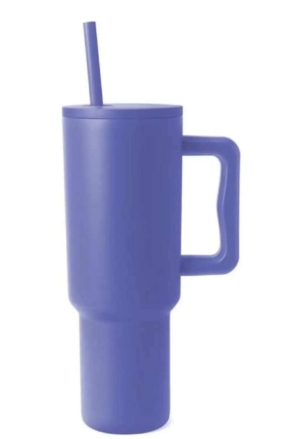 Stainless Steel Tumbler with Matching Straw.
