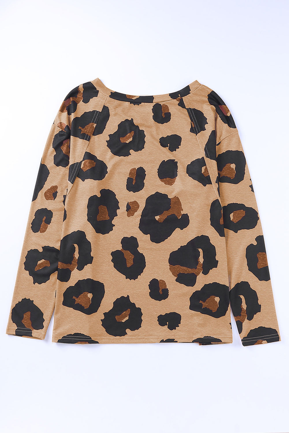 Leopard Print Long Sleeve Loose Top Dear-Lover Dropshipping