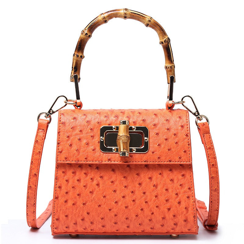 Buckle bag ostrich pattern single shoulder diagonal cross women's bag eprolo