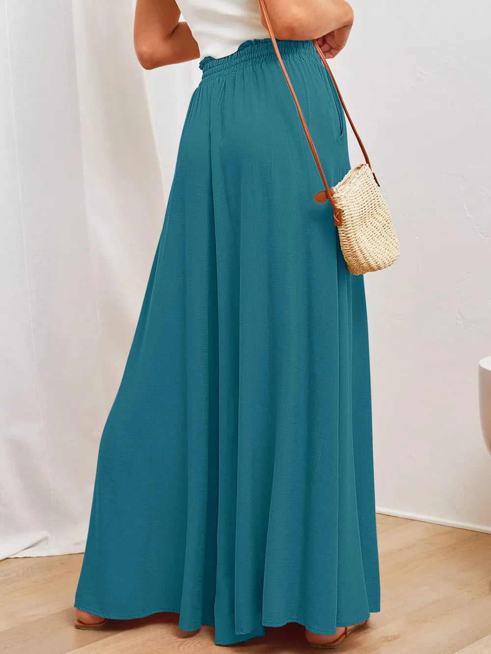 Wide Leg Pants with Pockets.