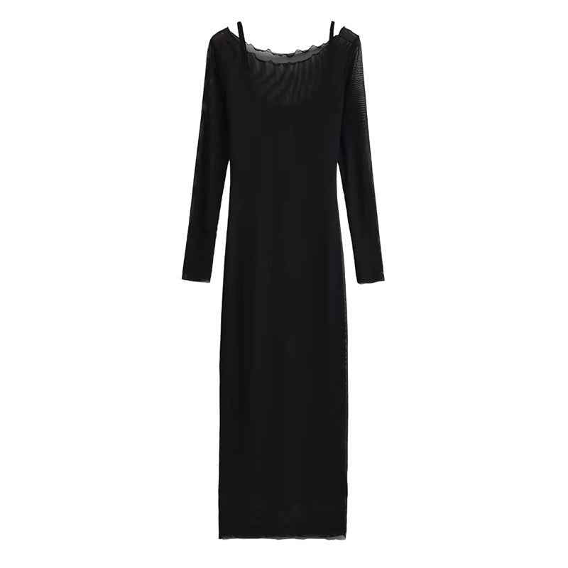 Two piece sling mesh set