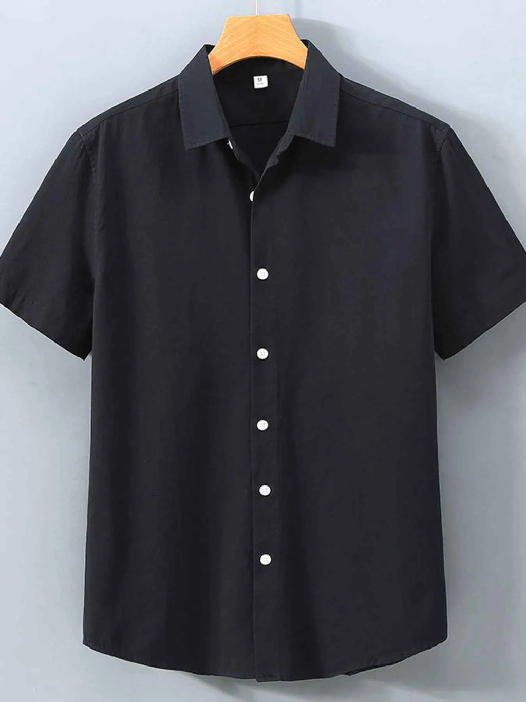 Men's Plus Size Short Sleeve Casual Shirt.