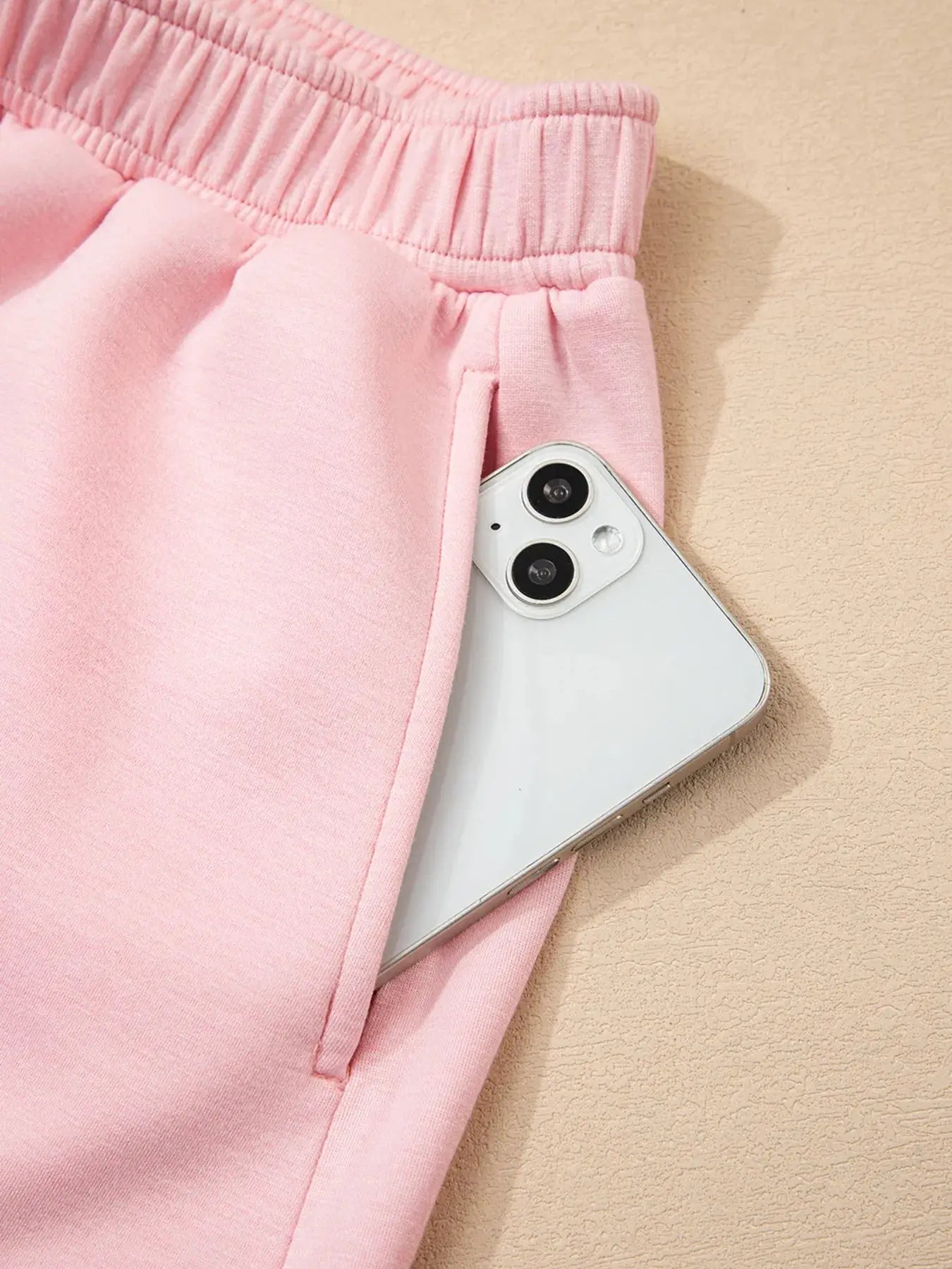 Puff Sleeve Pearl Embellished Scallop Trim Top and Skort Set.