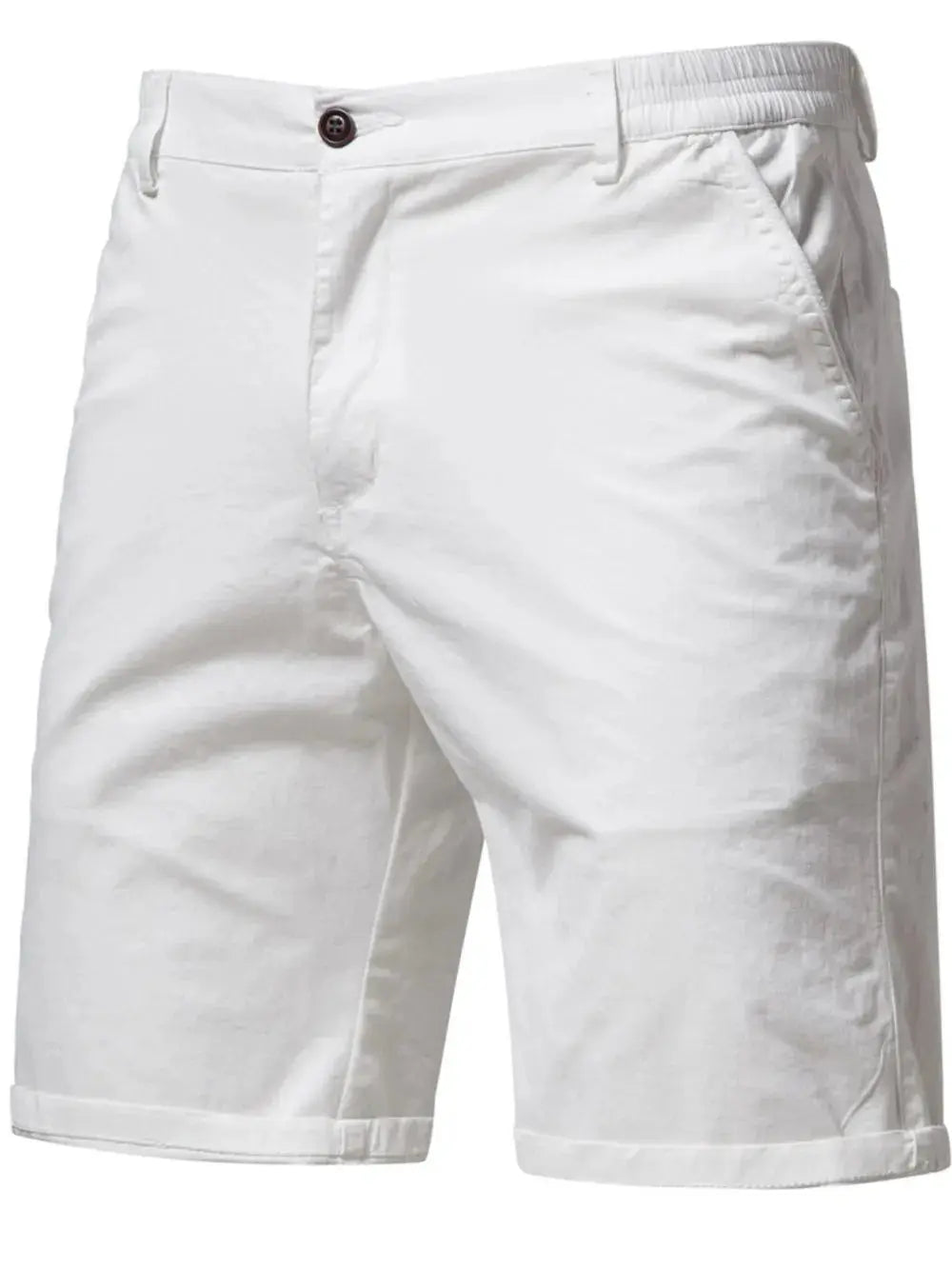 Men's Elastic Waist Shorts with Pockets.