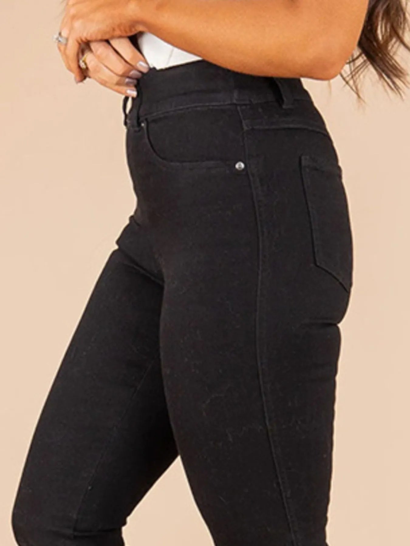 Full Size High-Waisted Flare Jeans Plus Size.