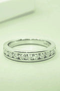 Moissanite 925 Sterling Silver Ring.