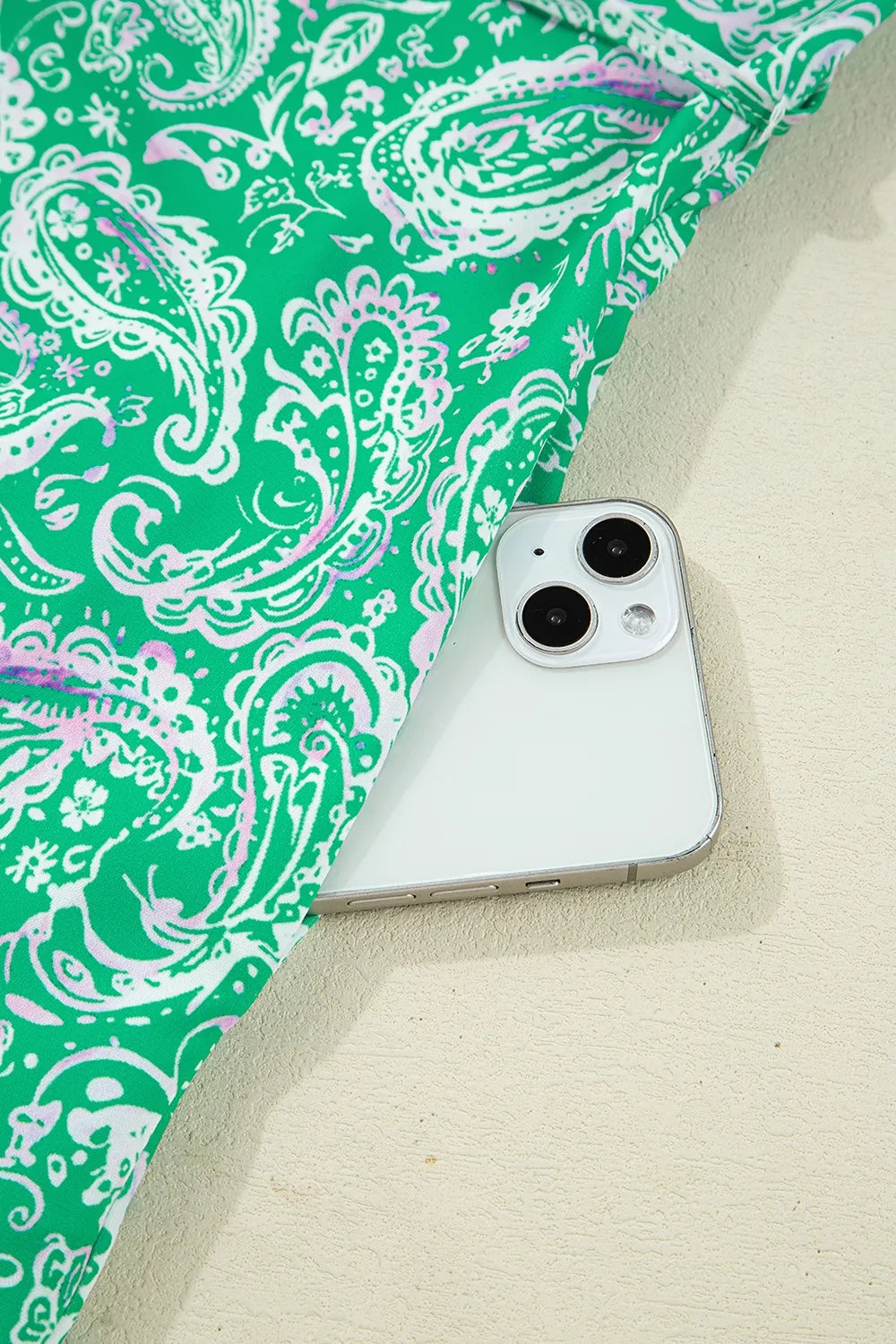 Ruffled Hem Long Sleeve Shirt Dress.