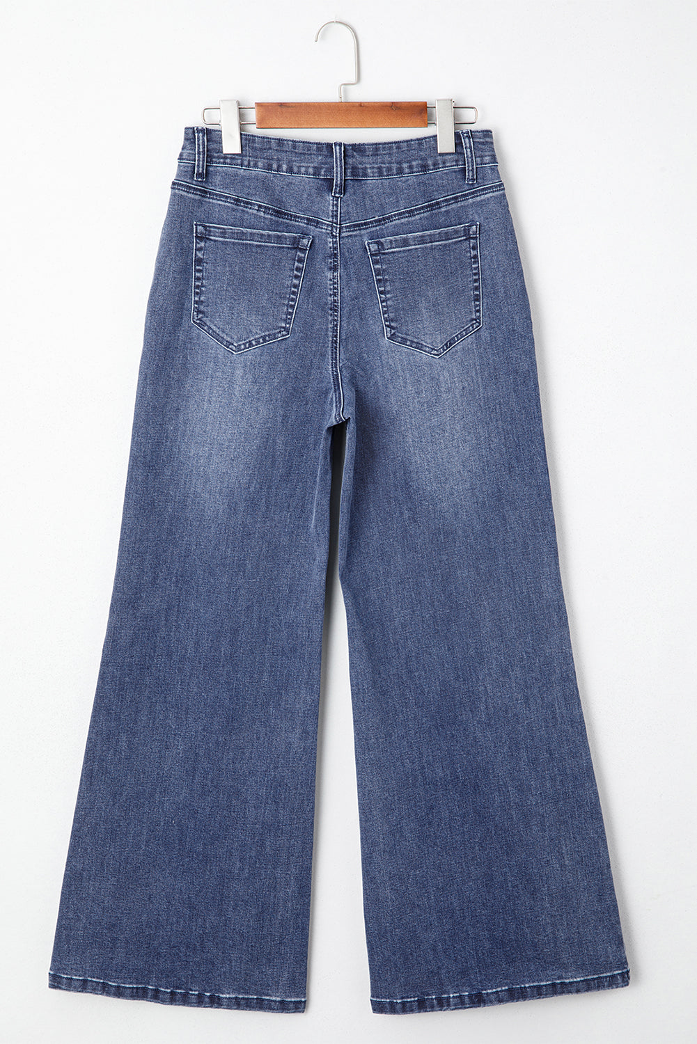 Dirty blue High Waist Button Zip Fly Bell Bottom Jeans Dear-Lover Dropshipping