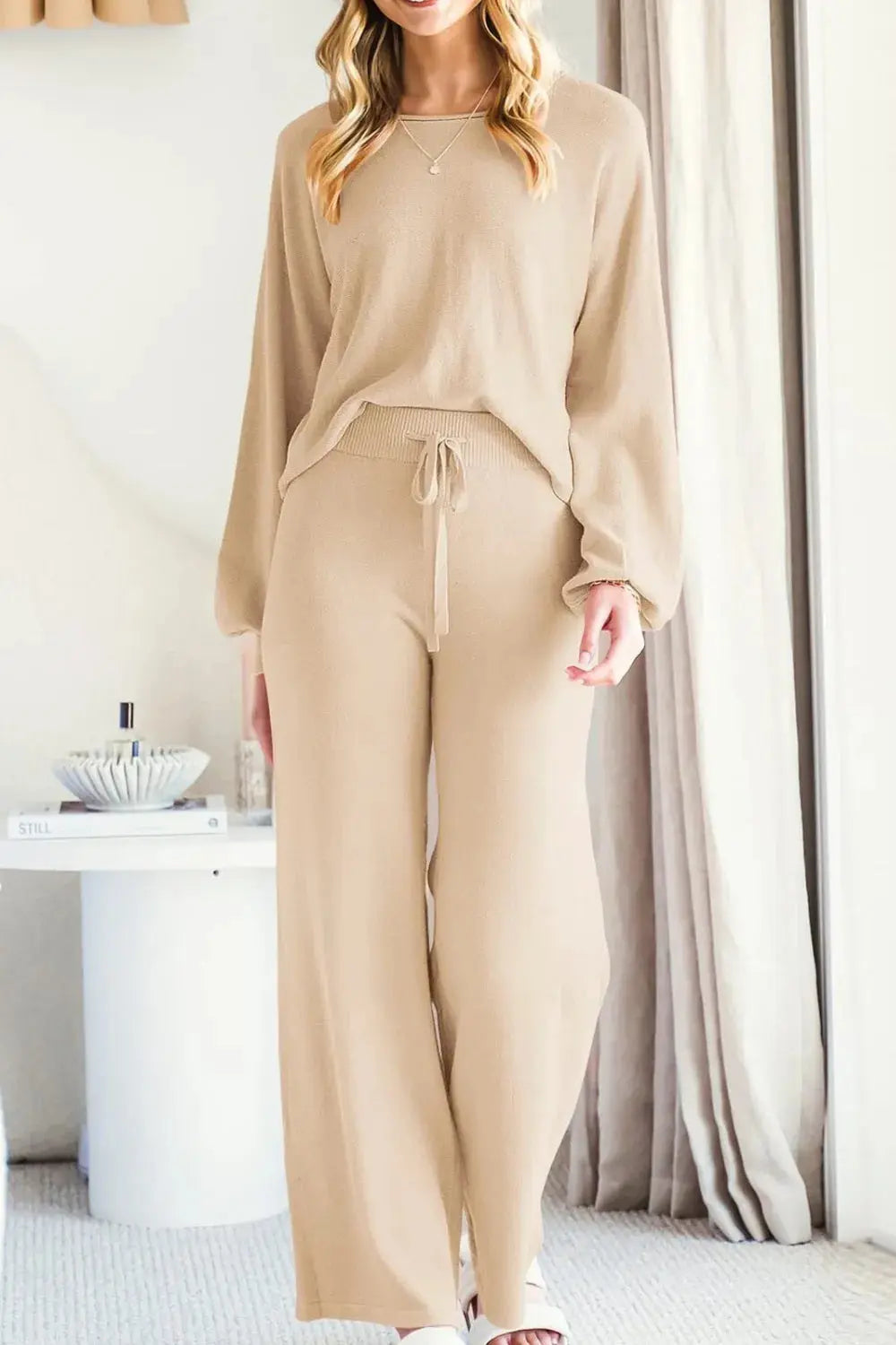 Long Sleeve Top and Pants Set WOMEN - CHIC TB