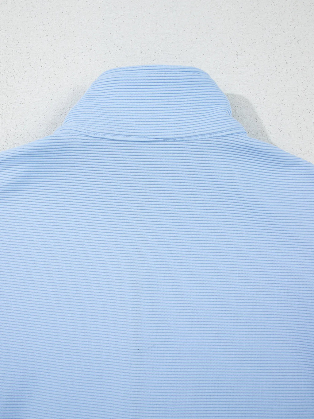 Half Zip Short Sleeve Polo and Shorts Set.