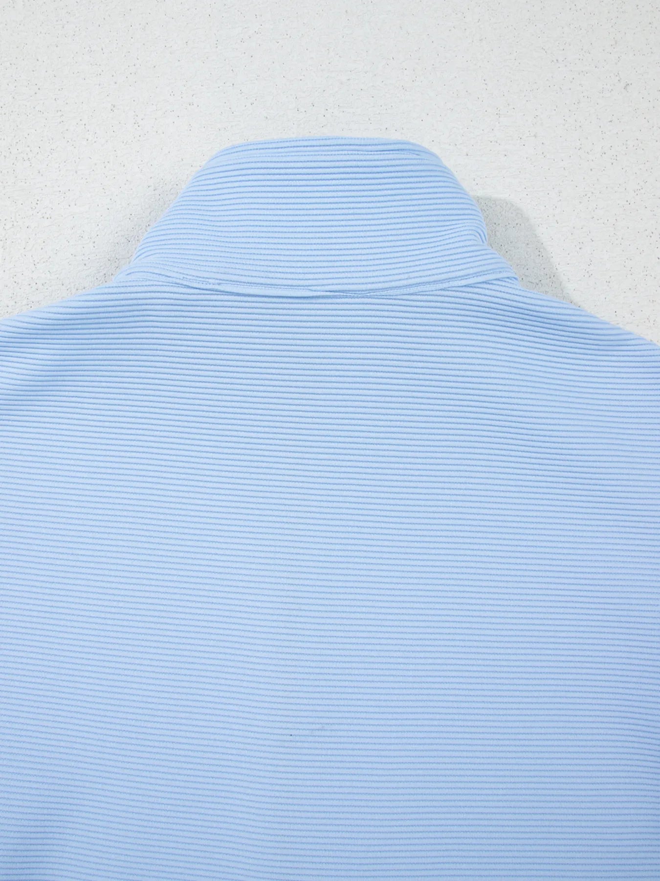 Half Zip Short Sleeve Polo and Shorts Set.